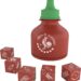 YAHTZEE: Sriracha | Collectible Sriracha Bottle Dice Cup | Classic Dice Game Based on The Popular Hot Sauce Sriracha | Great for Family Night | Officially Licensed Sriracha Game & Merchandise