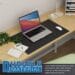 K KNODEL Leather Desk Mat, Small Office Desk Pad, Computer Desk Mat, Laptop Mat for Desk, Desk Protecor Mat, Desktop Mat, Desk Writing Pad, Desk Blotter Pad, Desk Cover Mat (23.6"x13.8", Black)