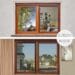 HIDBEA One Way Window Privacy Film Daytime, Heat Control UV Blocking Reflective Mirror Window Tint for Home, Non-Adhesive Self Static Cling Window Stickers (Silver, 17.5 Inch x 6.5 Feet)
