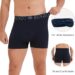 Men's Cotton Underwear Trunks Comfort Tagless Breathable Moisture-Wicking Short Leg Boxer Briefs (pack of 5)