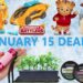 Sale on AXE Men's Products, SALE! Glass Food Storage Jars with Wood Lids, SALE! 2 Pack 21W Seedling Heat Mats, SALE! EverBrite Mini Glow in the Dark Aluminum Flashlights, SALE! Transformers One Robot Battlers Bumblebee, SALE! Daniel Tiger Welcome to Main Street Game