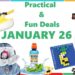 25% coupon on Select TheraBreath Products, SALE! Anova Culinary Sous Vide Precision Cooker Mini, SALE! Pvilub Utility String Lights, SALE! Rfiver Rolling TV Stand, SALE! JJ Cole Bundle Me Winter Baby Car Seat Cover, SALE! Learning Resources STEM Explorers Pixel Art Challenge