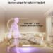 Under Cabinet Lighting 2 Pack, 2200mAh Motion Sensor Light Indoor, Under Cabinet Lights Wireless, Closet Lights, 62 LED Lights for Bedroom, Under Counter Lights for Kitchen