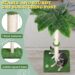 Cat Scratch Post for Indoor Cats Adults,33.5β H Sisal Scratching Post for Kitten & Large Cat, Cat Scratch Post with Spring Ball,Green