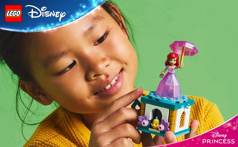 SALE! LEGO Disney Princess Twirling Ariel
Turn the key to spin the plate and twirl Ariel around.
Click ---> HERE
