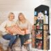 Wrapping Paper Storage, Gift Wrap Organizer Holder Double-Sided Hanging Gift Bag Storage Organizer