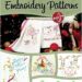 Aunt Martha's 405 A Holiday for Every Season Embroidery Transfer Pattern Book, Over 25 Iron On Patterns