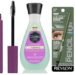 Cosmetics, makeup products, personal care items, and beauty essentials featured in a promotional savings graphic.