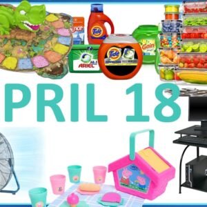 PROMOTION! $15 off 4 Laundry Care + EXTRA Discounts!, SALE! Food Storage Containers Set with Lids, SALE! Comfort Zone 20″ High-Velocity Floor Fan, SALE! OneSpace Stanton Desk with Pullout Keyboard, SALE! Snack-O-Saurus Rex Interactive Board Game, SALE! Just Play Peppa Pig Let’s Have a Picnic Set