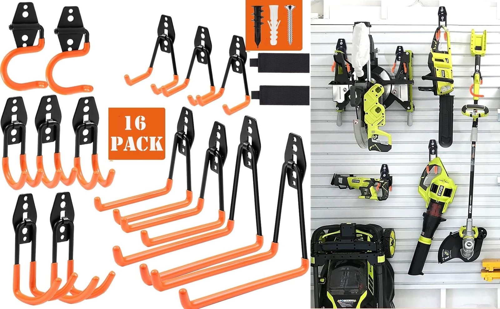 SALE! Dorisy Heavy Duty Wall Mount Garage Hangers
16 Pack, heavy gauge steel
Click ---> HERE