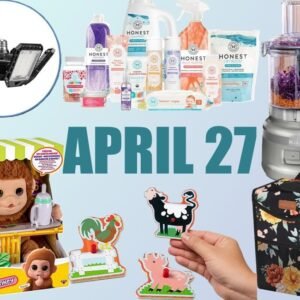 15% coupon on Honest Company Products, SALE! KitchenAid 9 Cup Plus Food Processor, SALE! Aoretic LED Deformable Panel Garage Lights, SALE! Multi-purpose Leakproof Car Trash Bin, SALE! Little Live Pets My Baby Monkey, SALE! Melissa & Doug Farm Animals Sound Puzzle