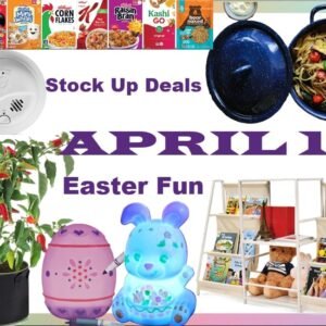 15% coupon on Kellogg Cereals & Granolas, SALE! IMUSA 6-Quart Blue Speckled Enamel Stock Pot with Lid, SALE! First Alert Smoke & Carbon Monoxide Alarm, SALE! Delxo 5 Gallon 20 Pack Grow Bags, SALE! Crayola Recolorable Light Up Easter Kits, SALE! Kids Bookshelf and Toy Organizer