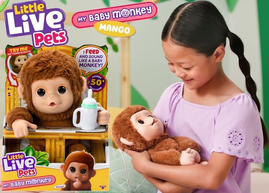 SALE! Little Live Pets My Baby Monkey
Over 50 Sounds & Reactions
Click ---> HERE