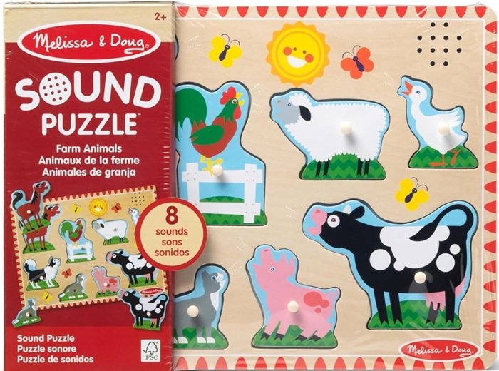 SALE! Melissa & Doug Farm Animals Sound Puzzle
The zoo animals version is the same price
Click ---> HERE