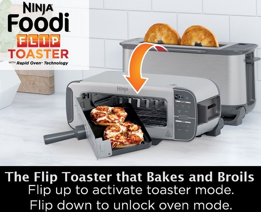SALE! Ninja ST101 Foodi 2-in-1 Flip Toaster Click ---> HERE