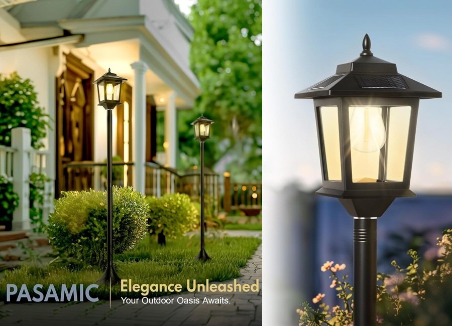 SALE! PASAMIC 2-Pack Solar Lamp Posts
Replaceable Bulb
Click ---> HERE