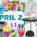 Pantry Staples and Snacks, Pfaltzgraff Trellis White 16-Piece Dinnerware Set, Round 48β³ Outdoor/Indoor Folding Table, 6 Pack Stackable 13qt Plastic Storage Bins, Squishmallows Premium Scented Cloud Slime, Skillmatics Poke-in Art Easter Activity Kit
