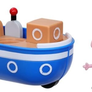 Peppa Pig Peppa's Adventures Little Boat Toy Includes 3-inch George Pig Figure, Inspired by The TV Show, for Preschoolers Ages 3 and Up