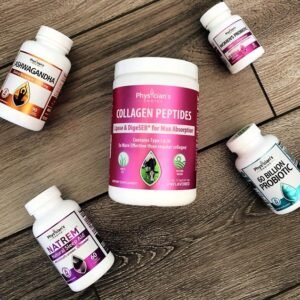 Physicians Choice supplement products featuring probiotics, digestive enzymes, fiber, and other wellness supplements