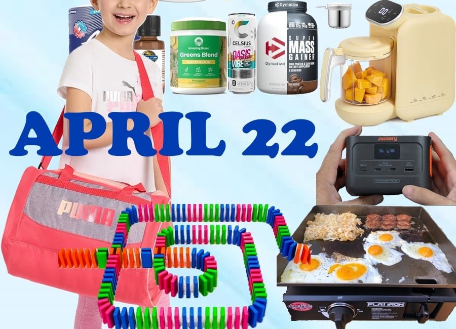 PROMOTION! Buy One Get 50% off One on Sports, Protein & Nutritional Products, SALE! Chefhandy One Step Baby Food Maker, SALE! Jackery Explorer 100 Plus Power Station, SALE! Char-Griller Flat-Top Steel Griddle, SALE! PUMA Kids’ Evercat Transformation Duffel Bag, SALE! Lily Hevesh Domino Creations Building & Game Set