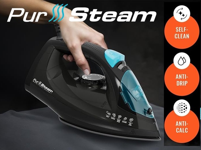 SALE! PurSteam Professional 1250W Steam Iron
Click ---> HERE