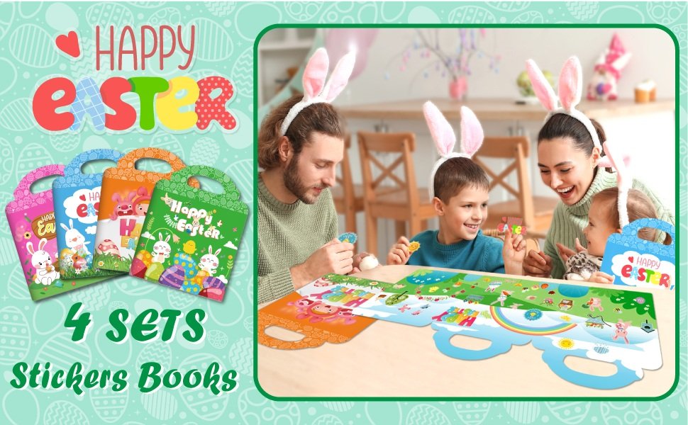 SALE! Reusable Easter Sticker Books
Set of 4 books with Easter Themed scenes and stickers
Click ---> HERE