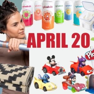 20% coupon on Select Spindrift, SALE! LOCK & LOCK Easy Essentials Flip-Top Food Bins, SALE! INFINITIPRO by CONAIR DigitalAIRE Multi Hair Styler, SALE! Reversible 5’x8’ Outdoor Straw Rugs, SALE! Play-Doh Swirlin’ Smoothies Toy Blender Playset, SALE! Hot Wheels Mattel Disney and Pixar RacerVerse 4-Pack