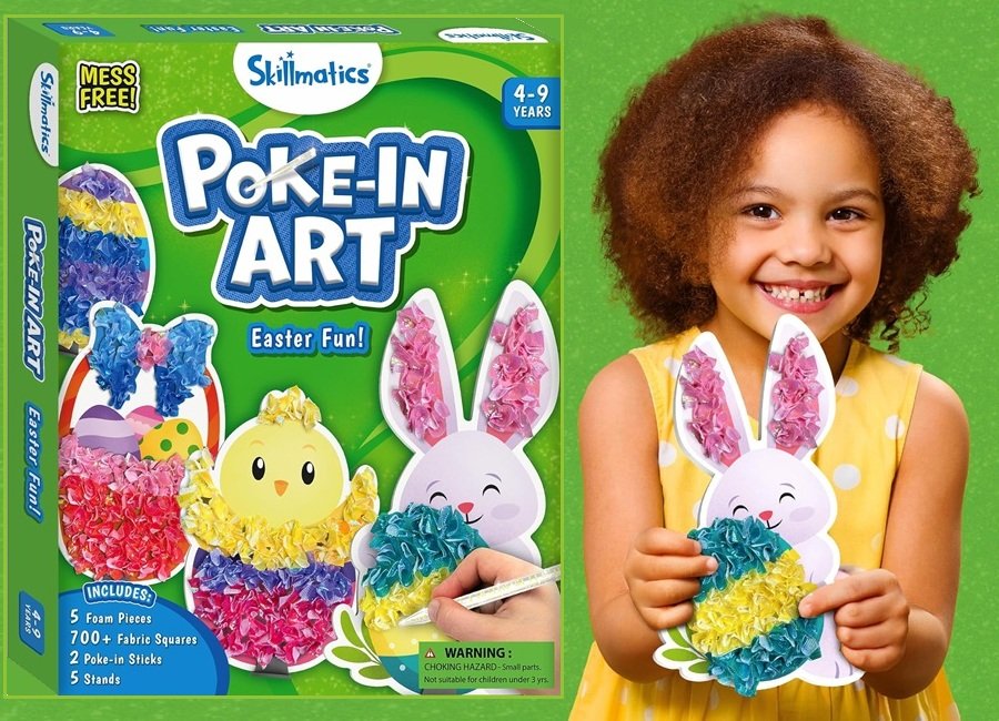 SALE! Skillmatics Poke-in Art Easter Activity Kit
Mess-Free art activity doesn't require glue, cutting, painting, or coloring.
Click ---> HERE