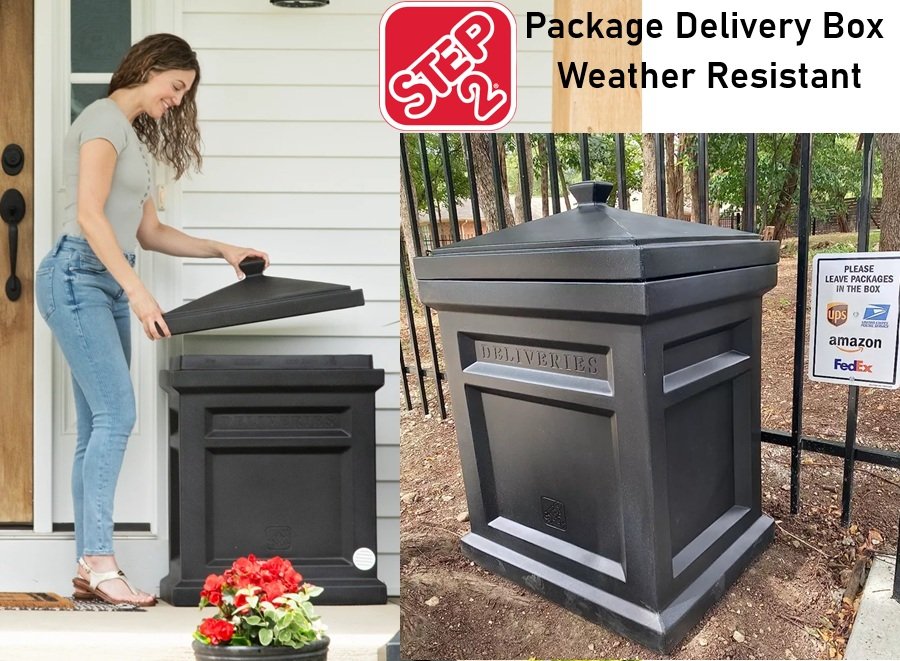 SALE! Step2 Package Delivery Box
31"H x 18"W x 23"D, Large, easy-open lid
Click ---> HERE