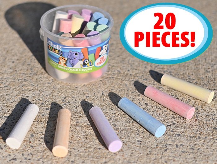 SALE! Sunny Days Jumbo Sidewalk Chalk Set
20 pieces in a bucket
Click ---> HERE