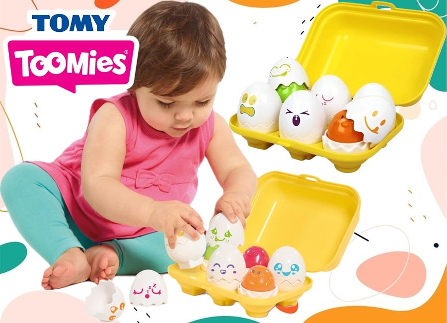 SALE! TOMY Toomies Hide & Squeak Easter Eggs
Open them up to see the chicks that squeak and chirp!
Click ---> HERE