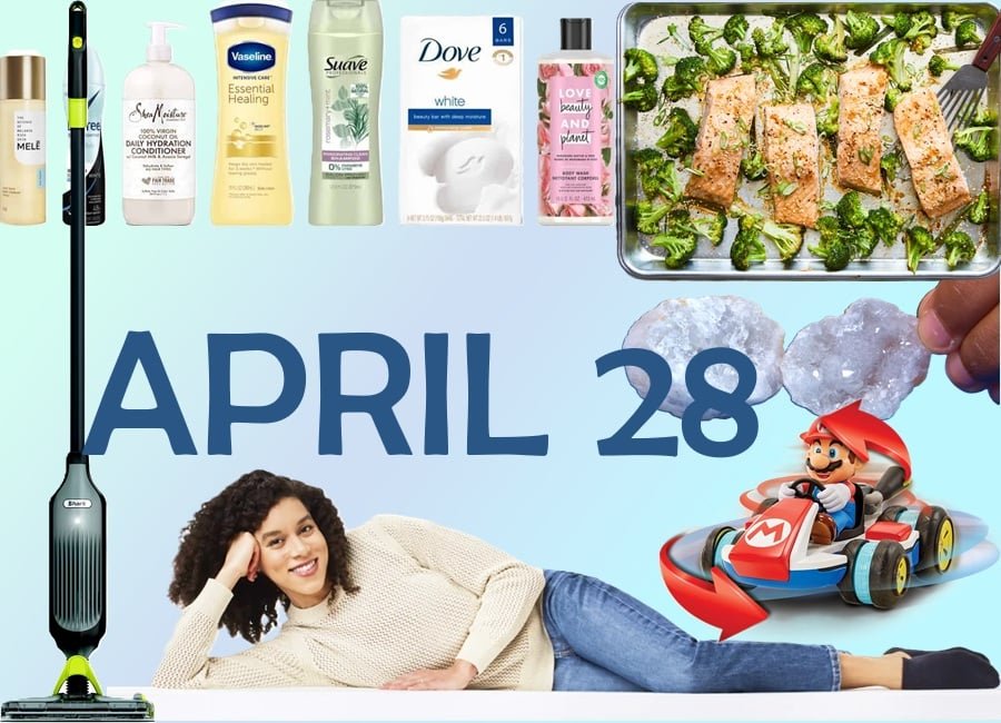 20% coupon on Unilever Beauty & Personal Care Products, SALE! Calphalon Steel Nonstick Sheet Pans Set, SALE! Shark Cordless VACMOP Pro, SALE! Lunsing Deep Pocket Waterproof Mattress Protectors, SALE! Super Mario Kart Anti-Gravity Mini RC Racer, SALE! Thames & Kosmos Real Break-Open Crystal Geodes