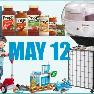 19% coupon on Prego Sauces, SALE! Euro Cuisine Electric Yogurt Maker Machine, SALE! SONGMICS Steel-framed Laundry Hampers, SALE! GE Color-Changing LED Night Light, SALE! Radio Flyer Scoot 2 Scooter, SALE! LEGO Animal Crossing Fly with Dodo Airlines Airport Playset.