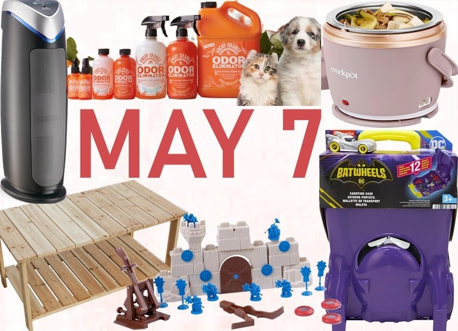 25% coupon on Angry Orange Products, SALE! Crock-Pot 20-Ounce Electric Lunch Box, SALE! Acacia Wood Outdoor Coffee Table, SALE! GermGuardian 4-In-1 HEPA Air Purifier, SALE! Goliath Crossbows & Catapults Castle Battle Game, SALE! Fisher-Price DC Batwheels Batmobile Carrying Case, Promotion! 20% Coupon on Dolls,  Promotion! 25% Coupon on Toys, Find Mother’s day deals below!