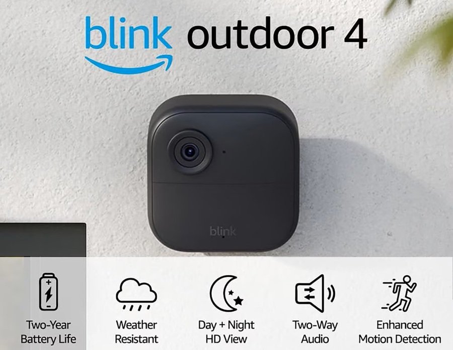 SALE! Blink Outdoor 4 Wireless Smart Security Camera
Several options
Two-way audio, two-year battery life, HD live view, enhanced motion detection, Works with Alexa
Click ---> HERE