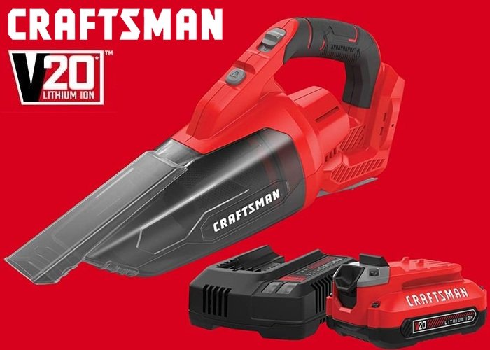 SALE! Craftsman V20 Cordless Hand Vacuum
45 CFM, 2 Stage Filtration System with Filter, Battery and Charger Included
Click ---> HERE