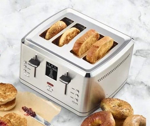 SALE! Cuisinart 4-Slice Digital Stainless Steel Toaster
Toast, Bagel, Defrost, Reheat and Cancel. 7-setting shade dial, 1.5-inch wide slots
Click ---> HERE