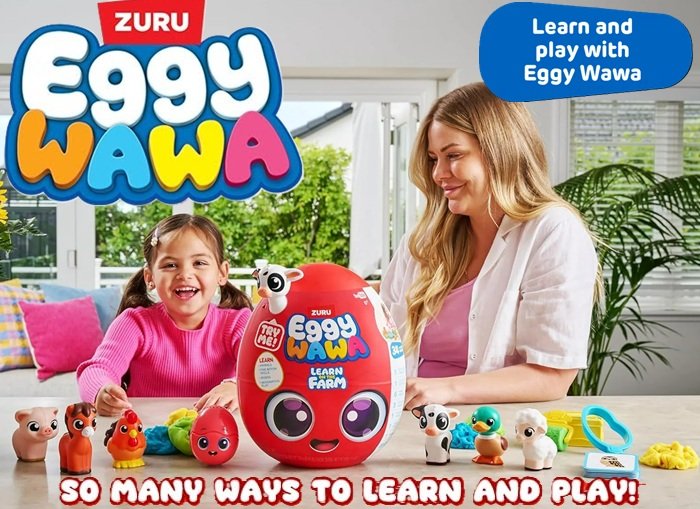 SALE! Eggy Wawa Pre-K Interactive Learning Toys
The Farm and School versions are priced the lowest
34 Surprises inside! Countless hands-on activities across three stages of learning!
Click ---> HERE