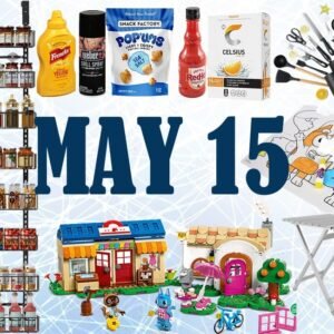 PROMOTION! Save $7 when you spend $25 on Grocery Essentials & Snacks, SALE! CAROTE Kitchen Utensils & Cutlery Set, SALE! Camco Indoor/Outdoor Folding Aluminum Side Table, SALE! Over the Door Hanging Pantry Organizer, SALE! Crayola Bluey Art Kits and Activity Sets, SALE! LEGO Animal Crossing Nook’s Cranny & Rosie’s House