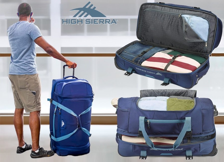 SALE! High Sierra 34" Wheeled Travel Bag
Grab handles at top, front and bottom
Click ---> HERE