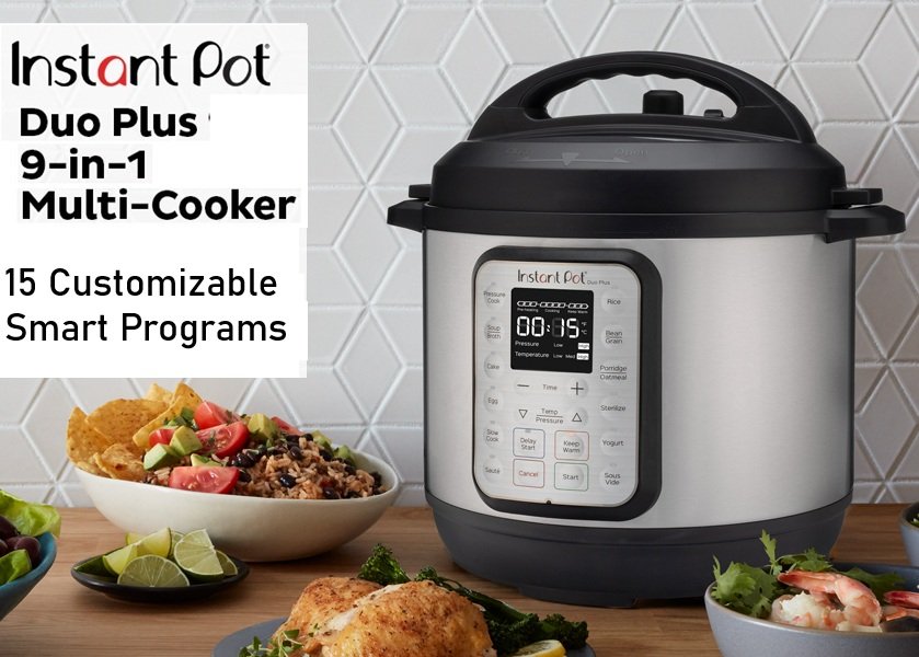 SALE! Instant Pot 6 Quart Duo Plus 9-in-1
Pressure Cooker, Slow Cook, Rice Maker, Steamer, Sauté, Yogurt, Warmer & Sterilizer
Click ---> HERE