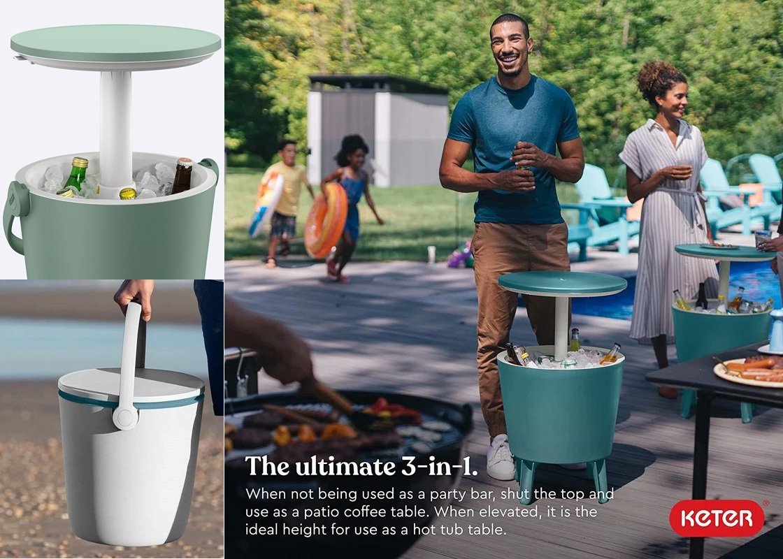 SALE! Keter Pop Up Outdoor Cooler Table with Handle
Click ---> HERE