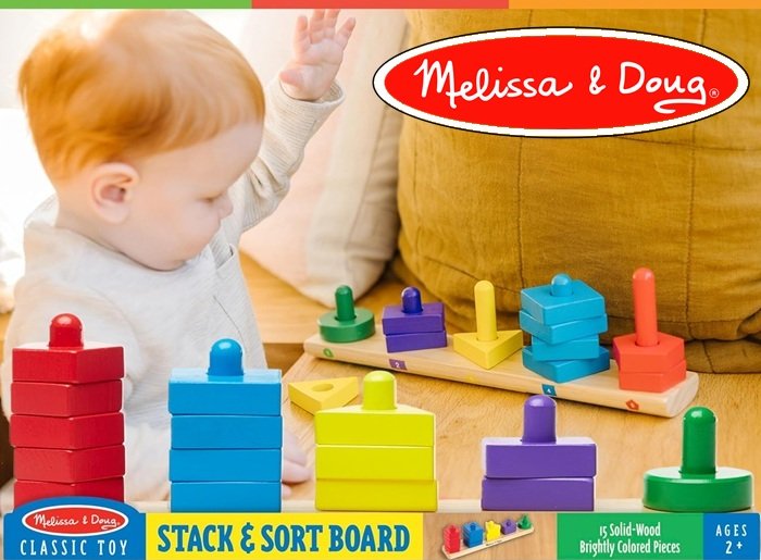 SALE! Melissa & Doug Wooden Stack and Sort Board
Click ---> HERE