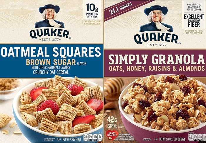 25% coupon on Select Quaker Granola & Cereal
Save even more when you check out with Subscribe & Save.
The coupon may be one use only.
CLICK HERE