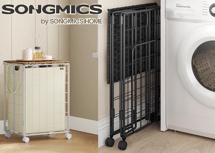 SALE! SONGMICS Steel-framed Laundry Hampers
Select 90L, 110L or 130L
Heavy duty frame with detachable machine washable Oxford fabric liner, metal handles, lid, and 4 wheels; 2 with brakes
Click ---> HERE