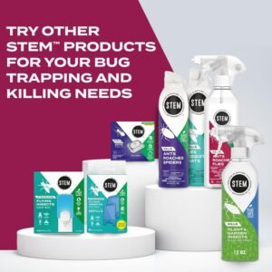 STEM Kills Ants, Roaches And Flies: Plant-Based Active Ingredient Bug Spray, Botanical Insecticide For Indoor And Outdoor Use; 12 fl oz (Pack Of 1)