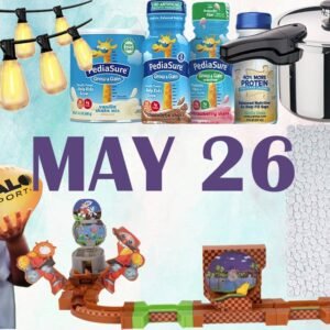 Sale on PediaSure Shakes & Powders, SALE! Presto 6-Quart Stainless Steel Pressure Cooker, SALE! DAYBETTER 100FT Outdoor String Lights, SALE! iDesign Pebblz Suction Non-Slip Bath Mat, SALE! Sonic The Hedgehog Go Go Racers Deluxe Playset SALE! Halo Sport Rechargeable Light Up Football