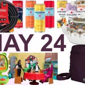  20% coupon on Sanpellegrino & Acqua Panna Flavored and Sparkling Waters, SALE! ZOOFOX Boho Floral Ceramic Enamel Tea Kettle, SALE! Eddie Bauer Jasper Crossbody Bag, SALE! Craftsman Professional Grade Garden Hose, SALE! DC McFarlane Retro Batman '66: Villains Lair, SALE! CoComelon Sing and Learn Laptop