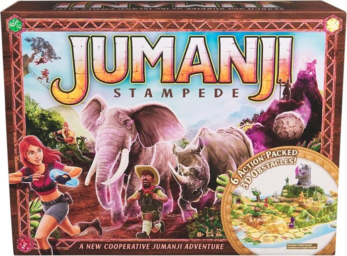 SALE! Spin Master Games Jumanji Stampede
3D Adventure Cooperative Board Game
Click ---> HERE