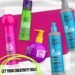Bed Head TIGI hair care products including shampoo, conditioner, styling products, hair treatments, and heat protectants